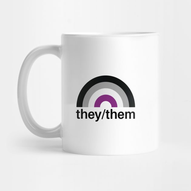 They/Them Pronouns Asexual Rainbow by lavenderhearts